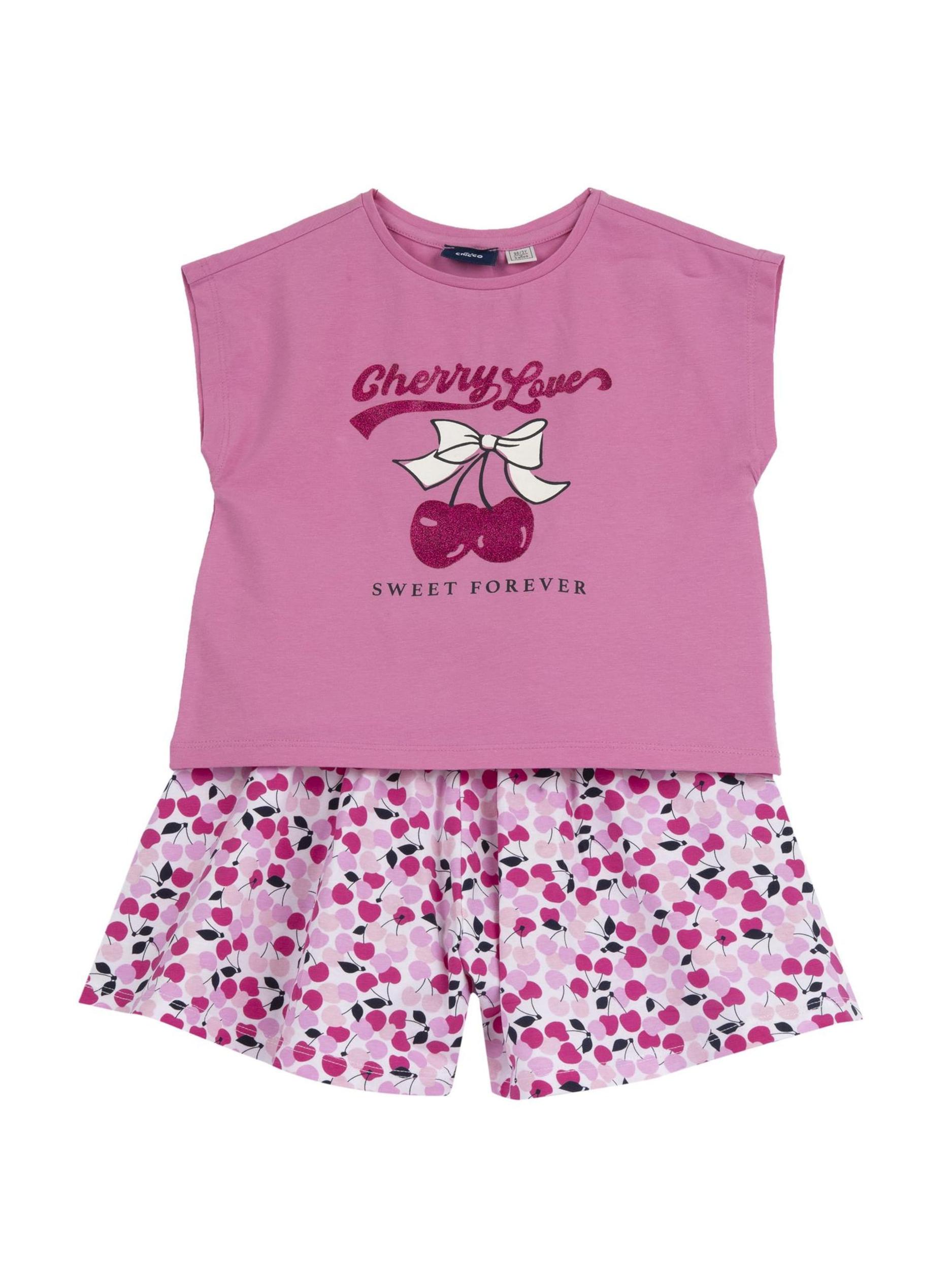 Chicco Set fuksia / čierna / biela