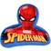Setino Tvarovaný vankúšik Spiderman, 39 x 35 cm
