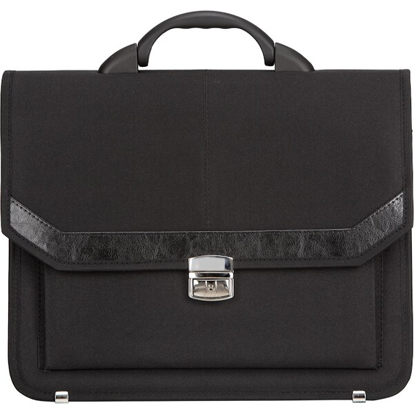 Aktovka REAbags 7253-T - čierna/nikl 62191455