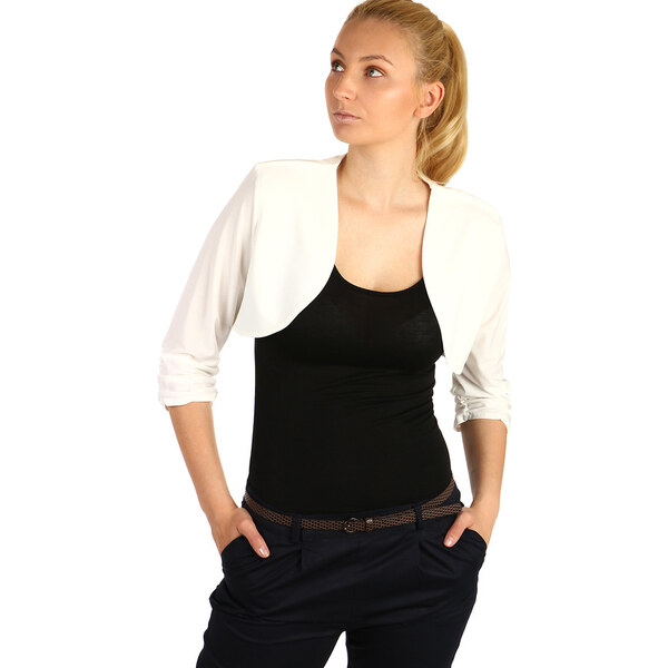 Glara Dámske spoločenské bolerko cez šaty 8395172