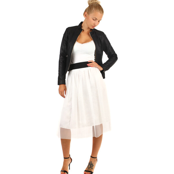 Glara Dámska tylová midi sukňa 8395462