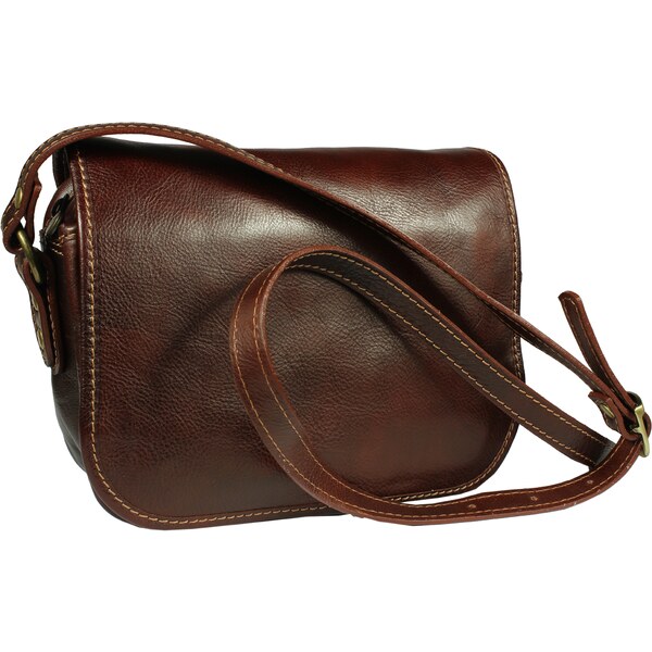 Hnedá kožená talianska kabelka Floriano Marrone NovaKabelka.sk 2640157