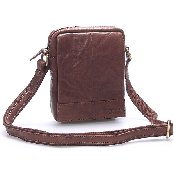 Štýlová kožená taška hnedá - SendiDesign Perthos hnedá 56863958