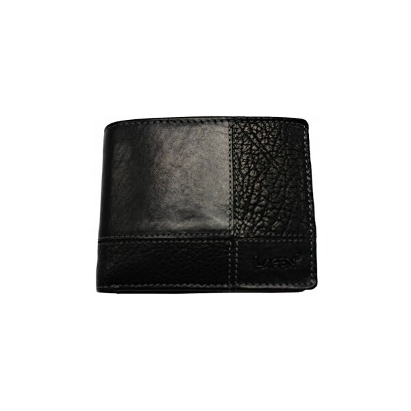 Lagen Pánska kožená peňaženka 22108/T čierna 35335467