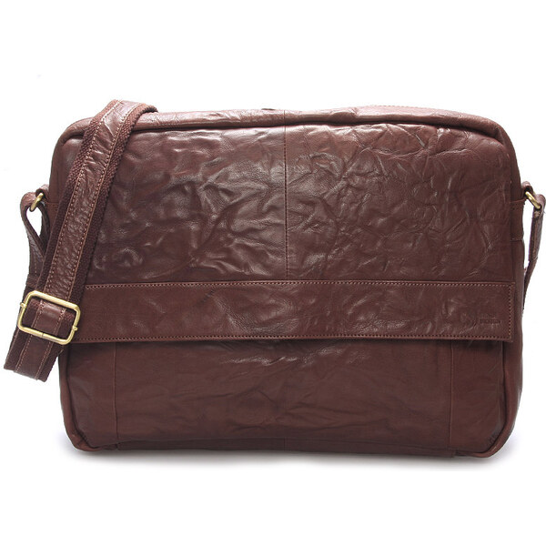 Veľká luxusná pánska kožená taška hnedá - SendiDesign Nethard hnedá 56863965