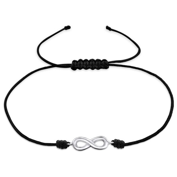 Olivie Povrázkový náramok STRIEBORNÉ NEKONEČNO 0341 45082484