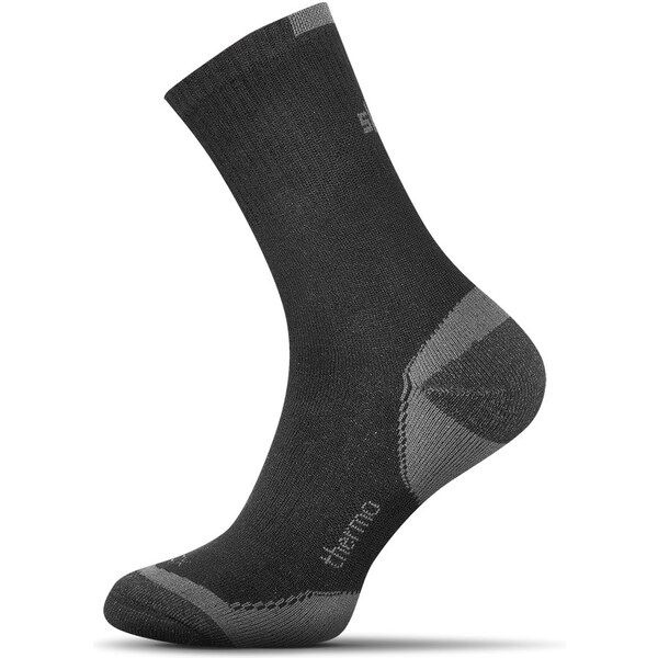 Buďchlap Termo bavlnené ponožky čierne 3484044