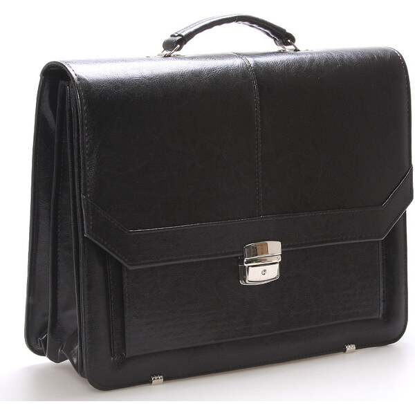 PVC Čierna aktovka 0007 čierna 5713926