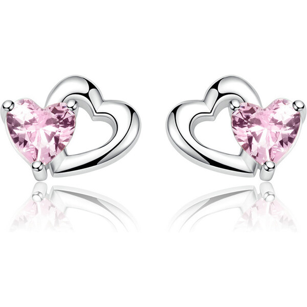 Emporial strieborné náušnice Srdce SCE090 28183410