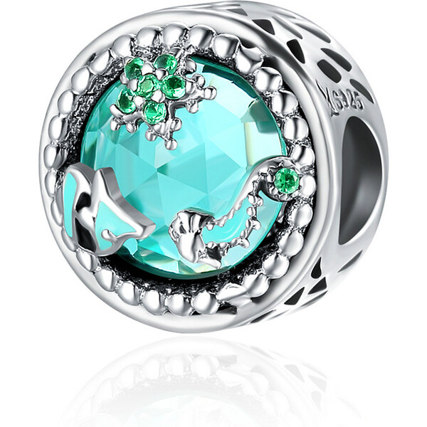 Emporial strieborný prívesok Priezračný oceán 24464380