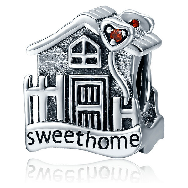 Emporial strieborný prívesok Sladký domov 24464383