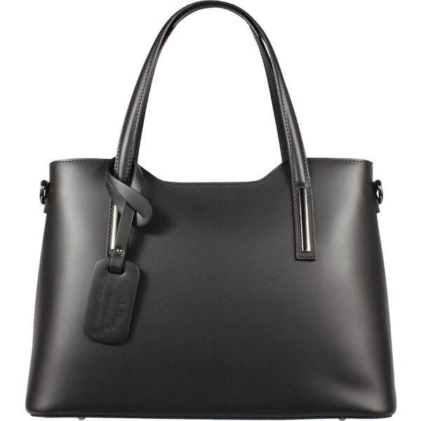 Čierna kožená talianska kabelka Isidora Nera NovaKabelka.sk 4087073