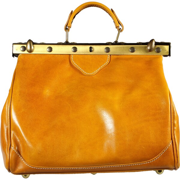 Žltá kožená talianska kabelka Regina Gialla NovaKabelka.sk 4136847