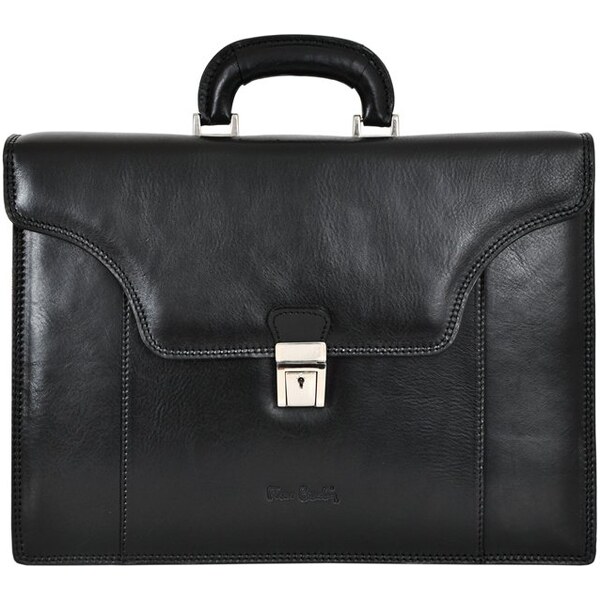 Pierre Cardin Kožená aktovka Salvador čierna 62037680