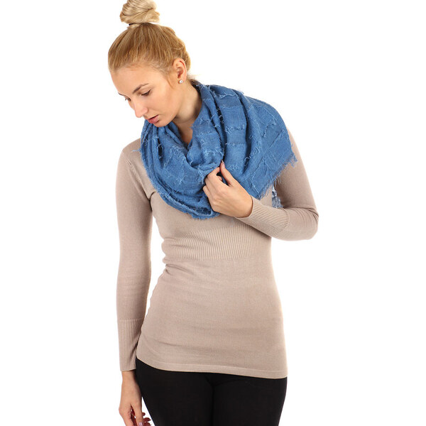 Glara Kockovaná maxi šatka 8396224