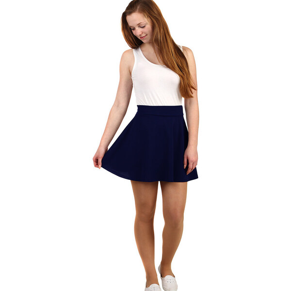 Glara Dámska áčková mini sukňa 9250536