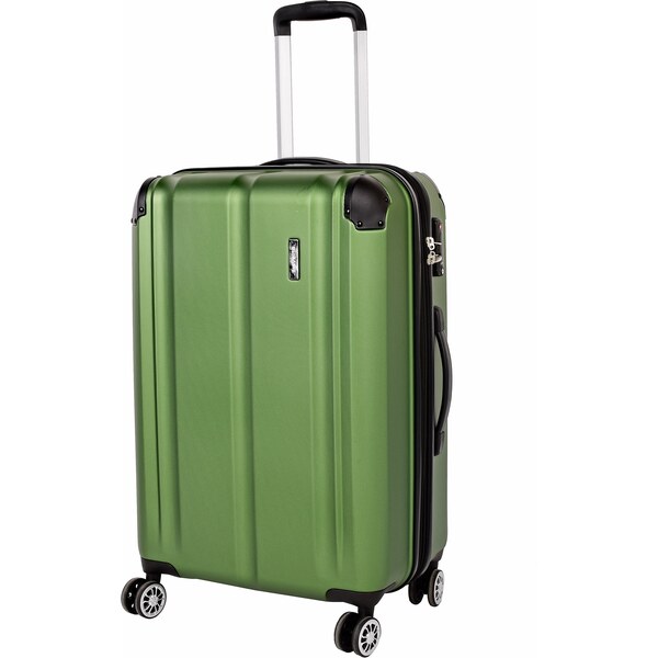 Travelite City 4w M kufr TSAl Green 68 cm 78/86 62195176