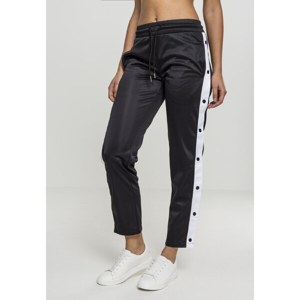 Urban Classics Womens sweatpants with buttons blk/wht/blk 50629991