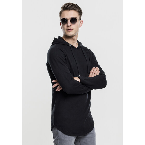 Urban Classics Long Color Terry Hoody Black 50655912
