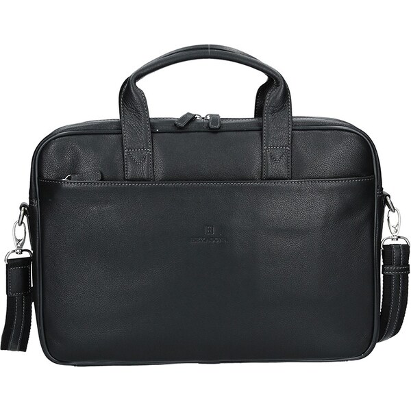 Pánska kožená taška cez rameno Hexagona Tango - čierna 11534365