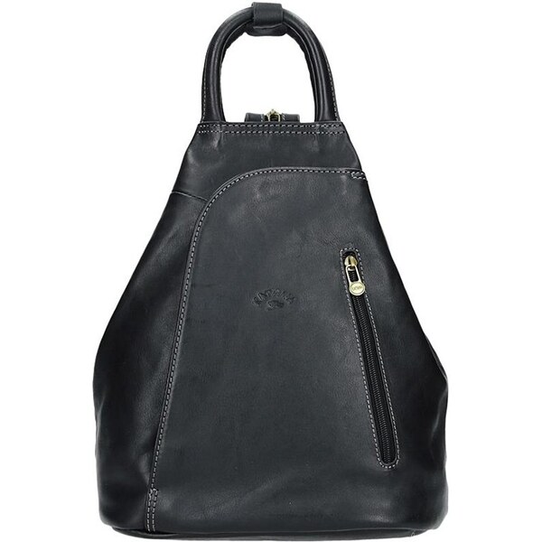 Elegantný dámsky kožený batoh Katana Paula - čierna 65912370