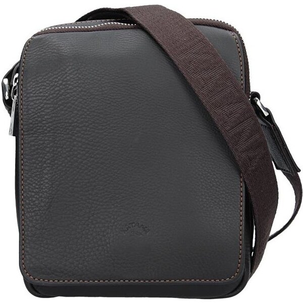 Pánska celokožená taška na doklady Katana Norbert - hnedá 11534542