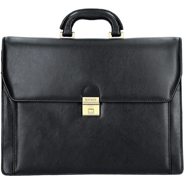 Pánska kožená aktovka Katana Ceasar - čierna 11531953