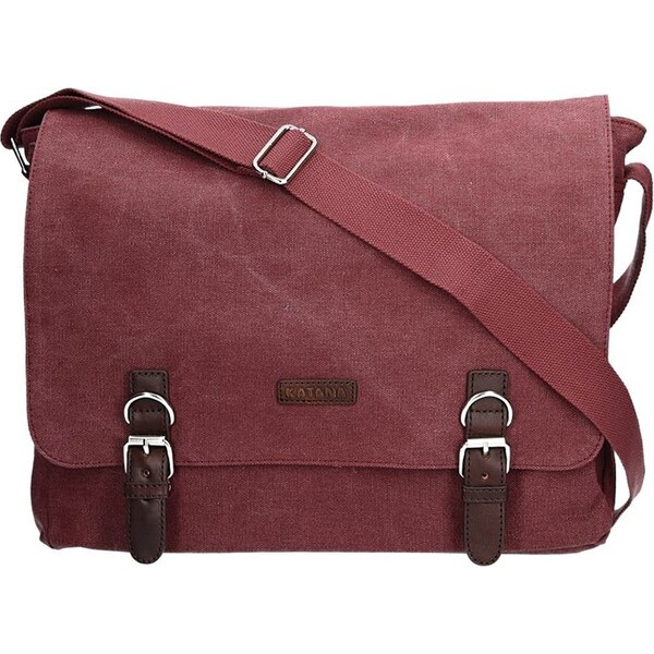 Pánska taška Katana Toile - vínová 11534552