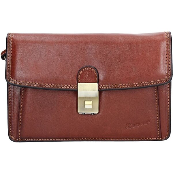 Pánske kožené etue Katana Lauda - hnedá 11534557