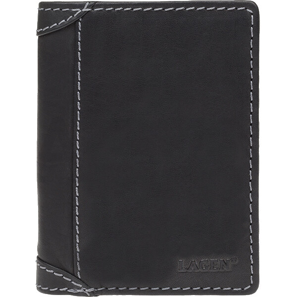Lagen Pánska kožená peňaženka 251146 black 35335555