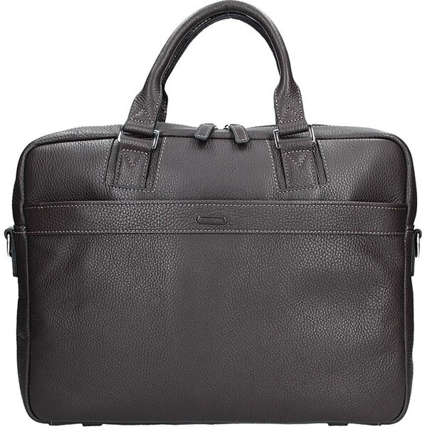 Pánska kožená taška cez rameno Katana Alfons - hnedá 11531955