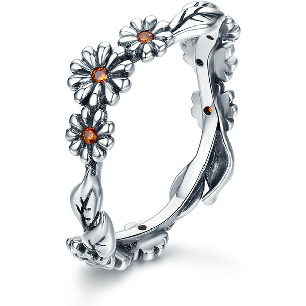 Emporial strieborný prsteň Pole Kvetín 28839760