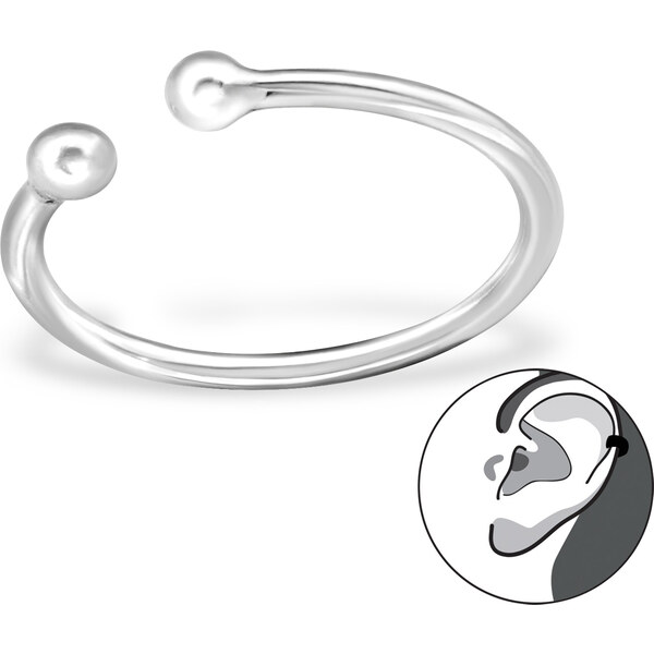 Olivie Strieborná záušnica 1 ks 1339 20659012