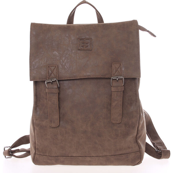 Módny štýlový batoh hnedý - Enrico Benetti Travers hnedá 65066214