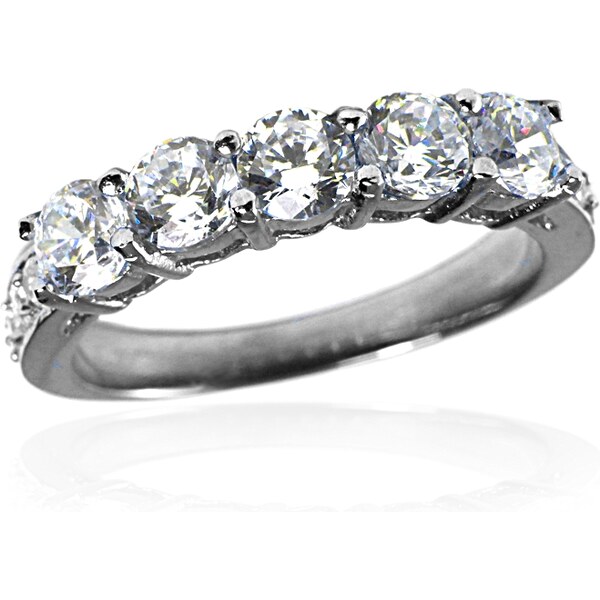 BEMI Design Dámsky prsteň so zirkónmi z chirurgickej ocele S39150 10399707