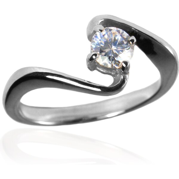 BEMI Design Dámsky prsteň so zirkónom z chirurgickej ocele S40090 10399708