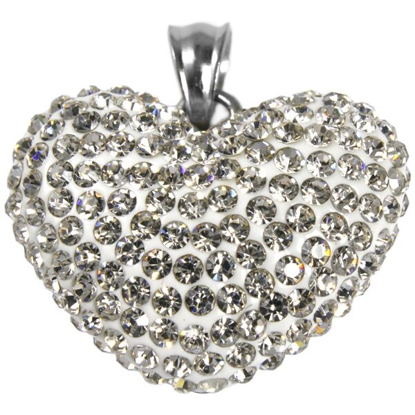 BEMI Design Dámsky prívesok srdce so zirkónmi z chirurgickej ocele 10399726