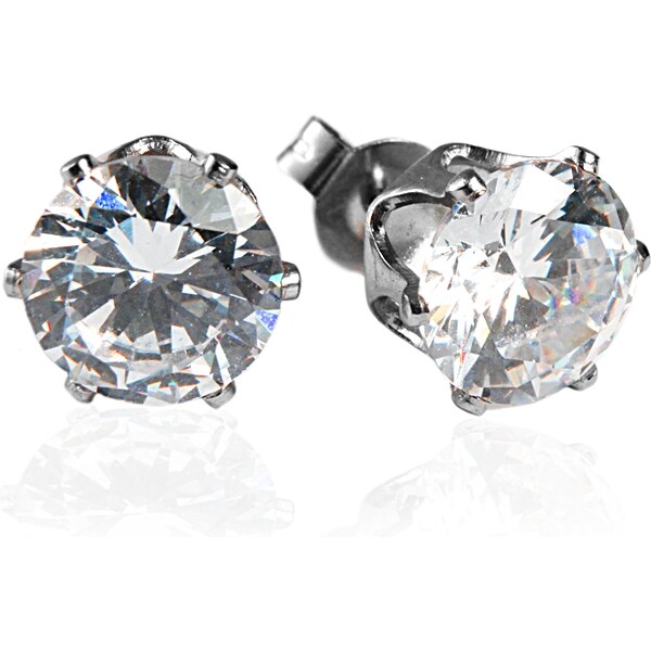 BEMI Design Náušnice so zirkónmi ⌀ 0,4cm S168020 10399816