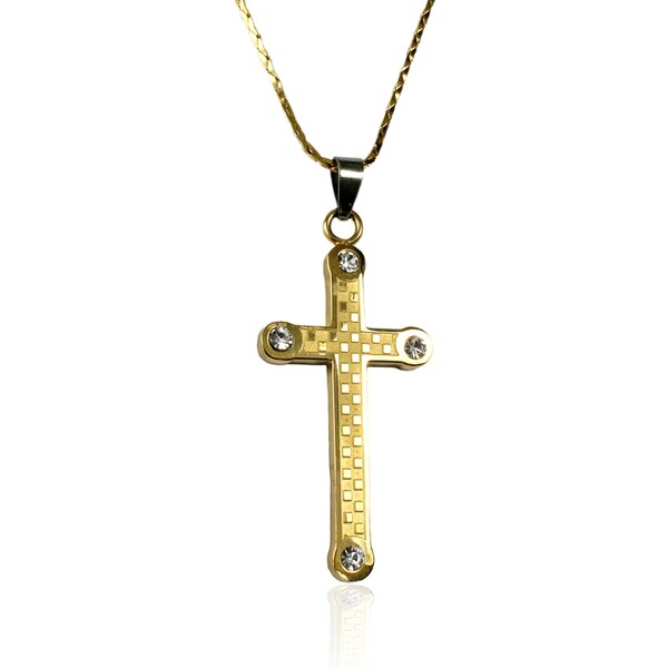 Náhrdelník krížik z chirurgickej ocele S162090 10399811