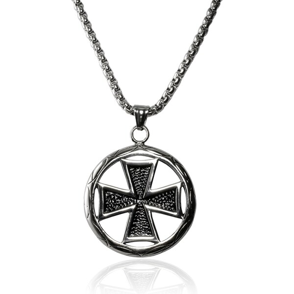 BEMI Design Náhrdelník keltský kríž WHEEL z chirurgickej ocele S224120 10399870