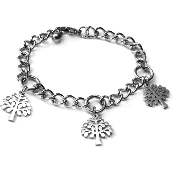 BEMI Design Dámsky náramok strom života z chirurgickej ocele S239080 10399883