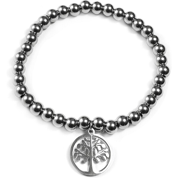 BEMI Design Dámsky náramok naťahovacie strom života z chirurgickej 10399887