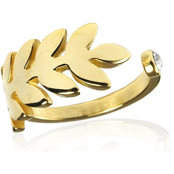 BEMI Design Dámsky prsteň gold z chirurgickej ocele S281080 10399924