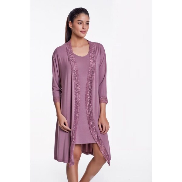 Luisa Moretti Dámska bambusová košieľka TAMARA s županom 5263647