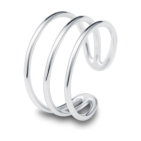 Emporial strieborný prsteň Strieborné pásky 28843016