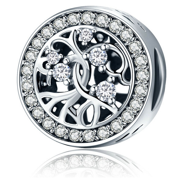 Emporial strieborný prívesok Trblietavý strom života 25404830