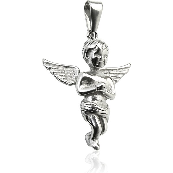 BEMI Design Prívesok anjelik z chirurgickej ocele S327040 10399969