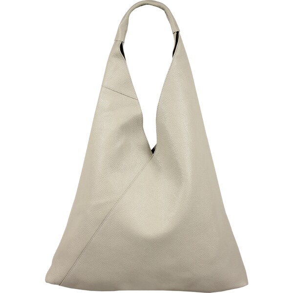 Sivá kožená talianska kabelka Alma Grigia NovaKabelka.sk 5351004