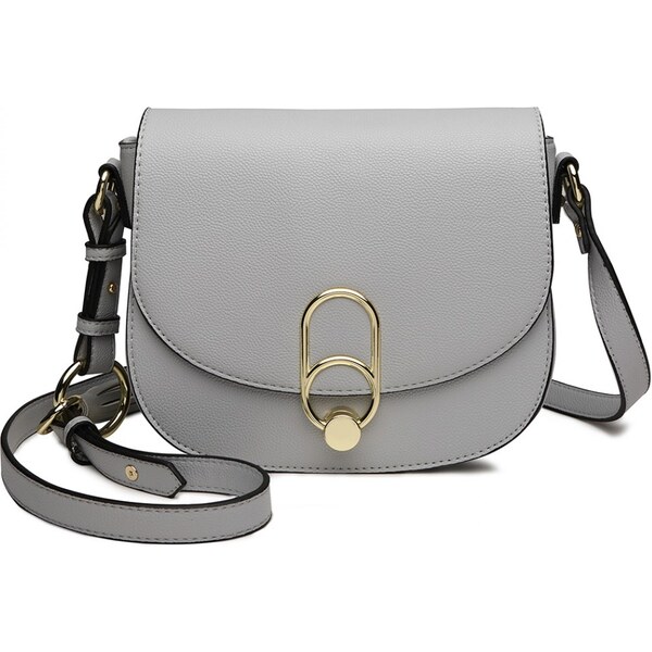 Konofactory Sivá zdobená crossbody kabelka „Roxette“ 60464710