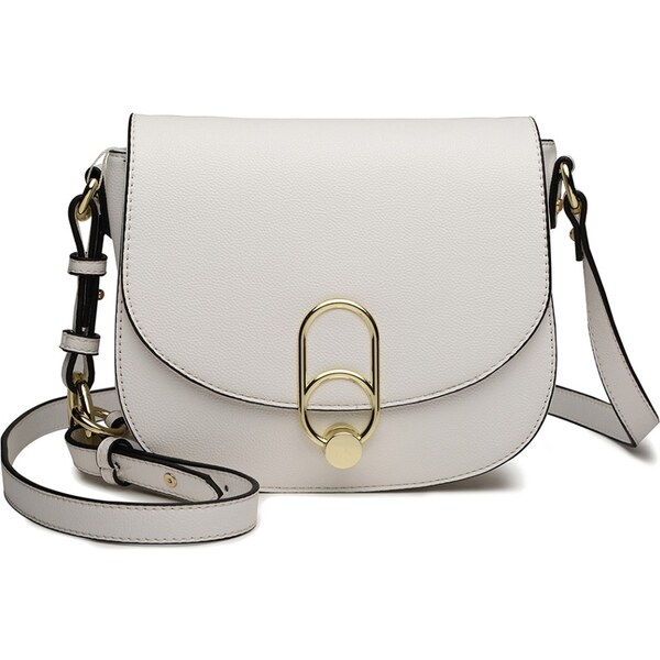 Konofactory Biela zdobená crossbody kabelka „Roxette“ 60464712